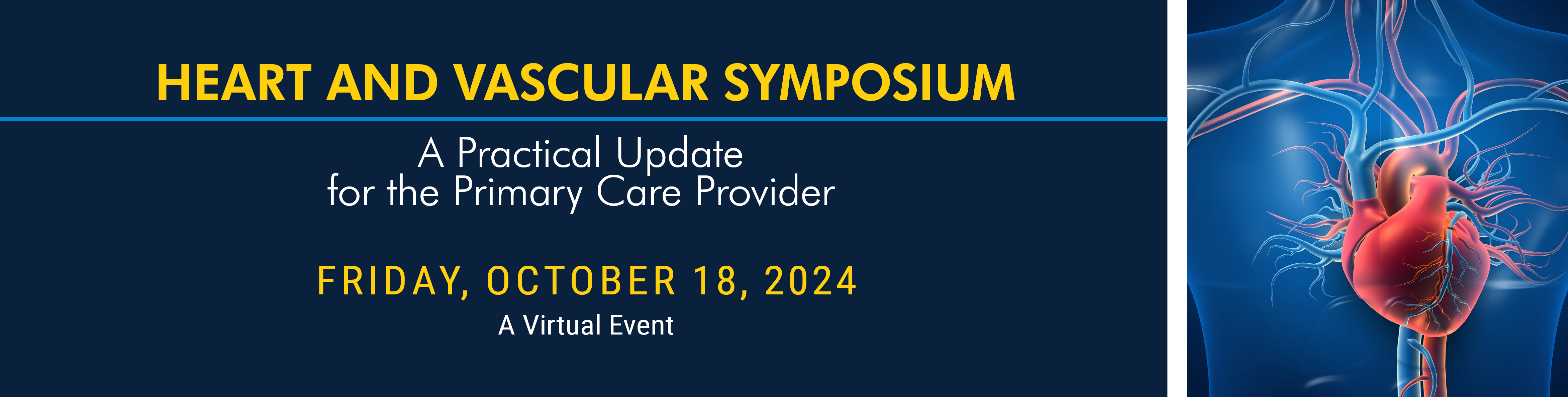 Heart and Vascular Symposium: A Practical Update for the Primary Care Provider Banner